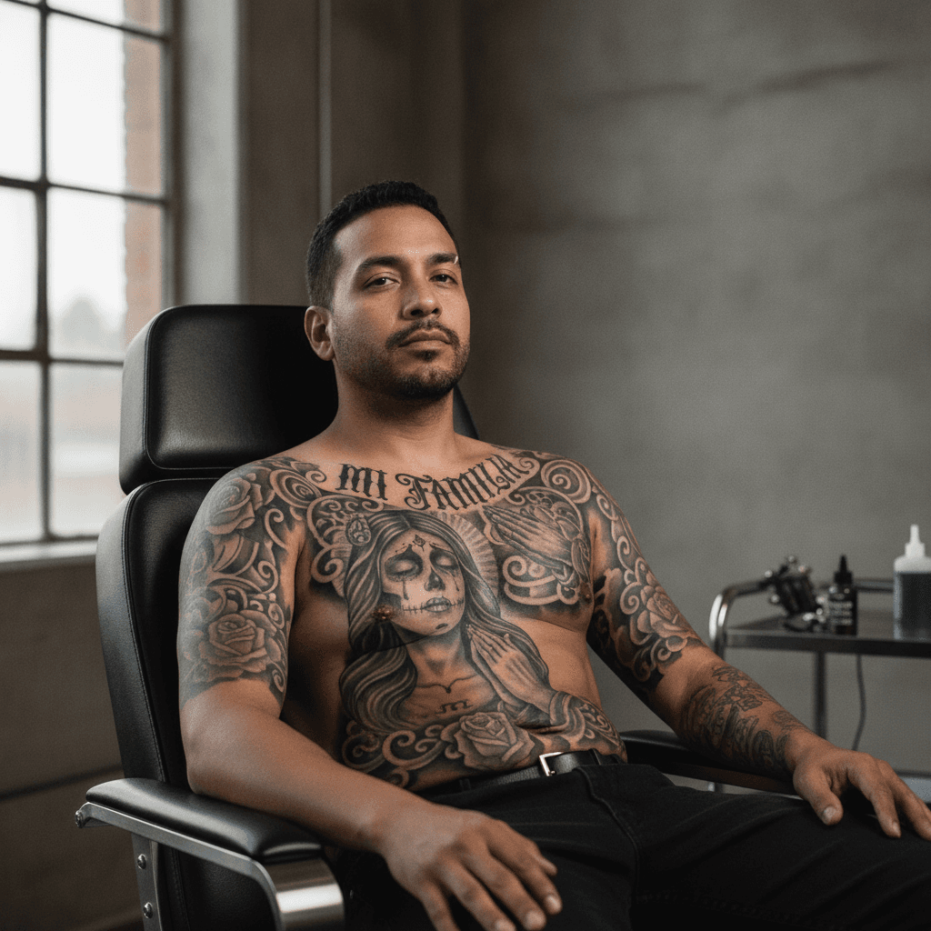 Chicano Tattoos: Style Guide for Black-and-Grey Realism