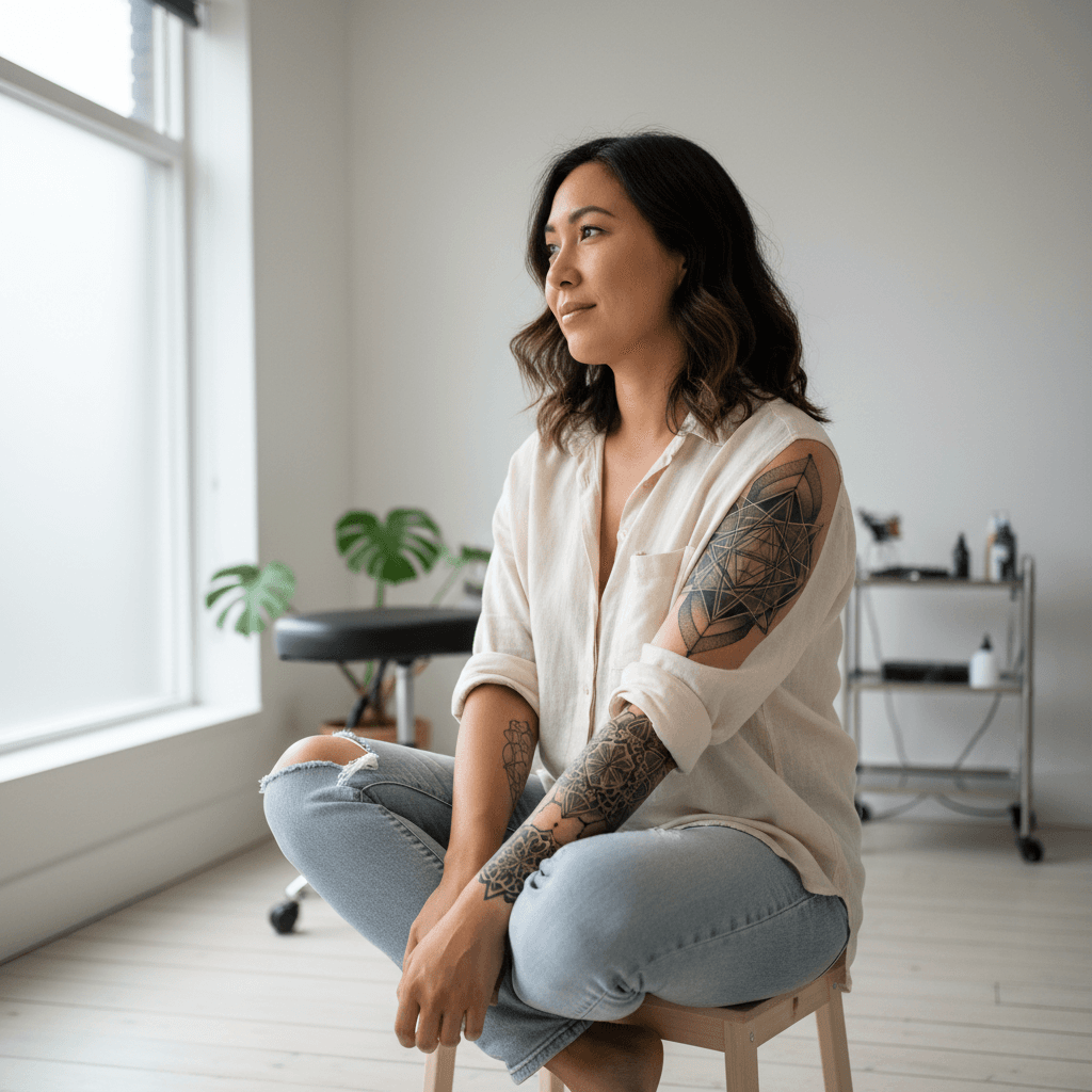 Geometric Tattoos Style Guide: Lines, Mandalas, Dotwork