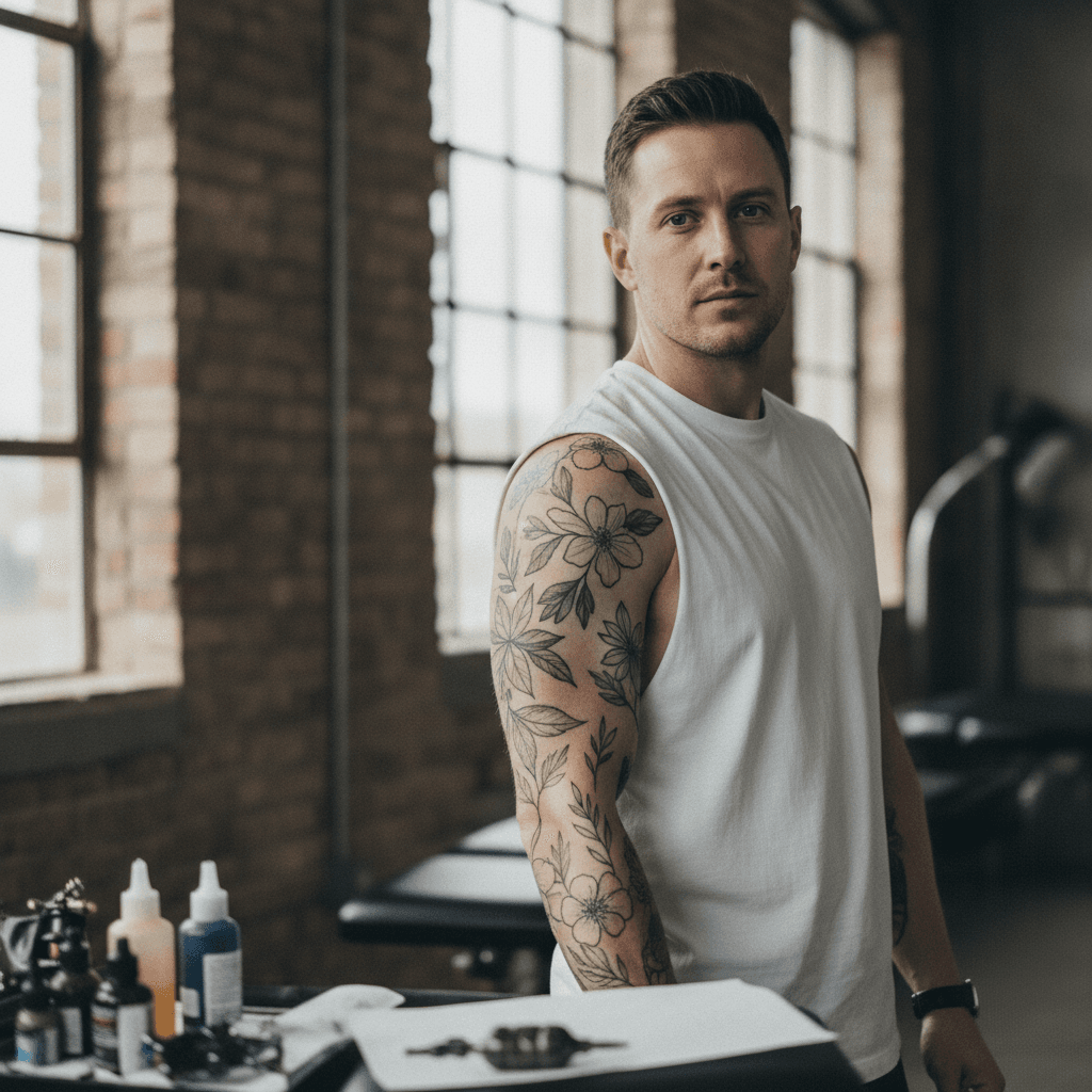 Quarter Sleeve Tattoo Cost: What You Pay for a Half-Half