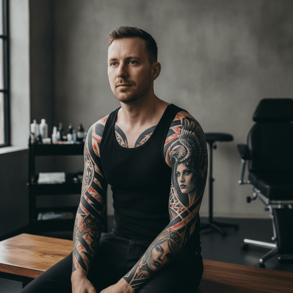 Trash Polka Tattoos: Style Guide, History, and What to Expect